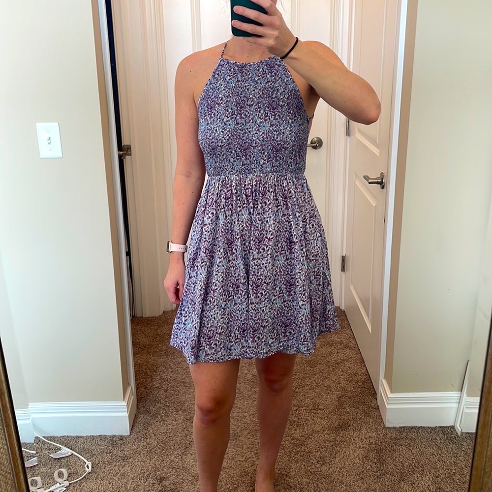 Fun mini dress with open back